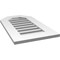 Ekena Millwork Octagonal Top Surface Mount PVC Gable Vent: Functional, w/ 3-1/2"W x 1"P Standard Frame, 16"W x 28"H GVPOT16X2801SF - alternate 5